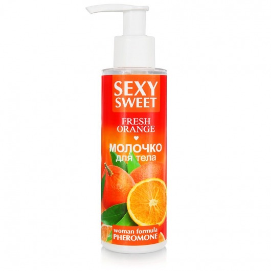 Молочко для тела с феромонами и ароматом апельсина Sexy Sweet Fresh Orange - 150 гр. -  - Магазин феромонов в Армавире