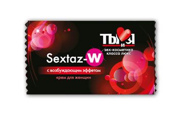 Возбуждающий крем для женщин Sextaz-W в одноразовой упаковке - 1,5 гр. - Биоритм - купить с доставкой в Армавире