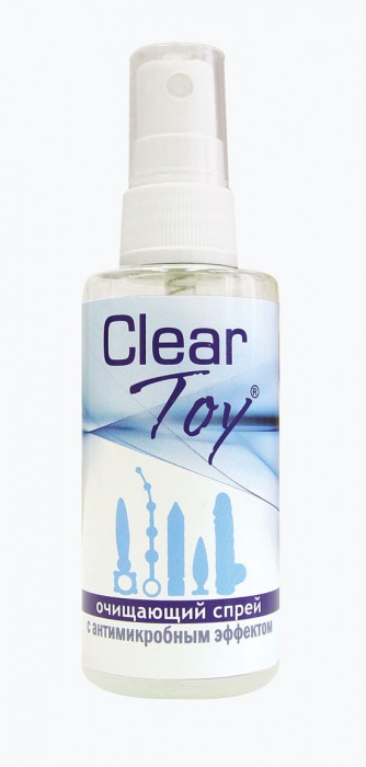 Очищающий спрей Clear Toy с антимикробным эффектом - 100 мл. - Биоритм - купить с доставкой в Армавире