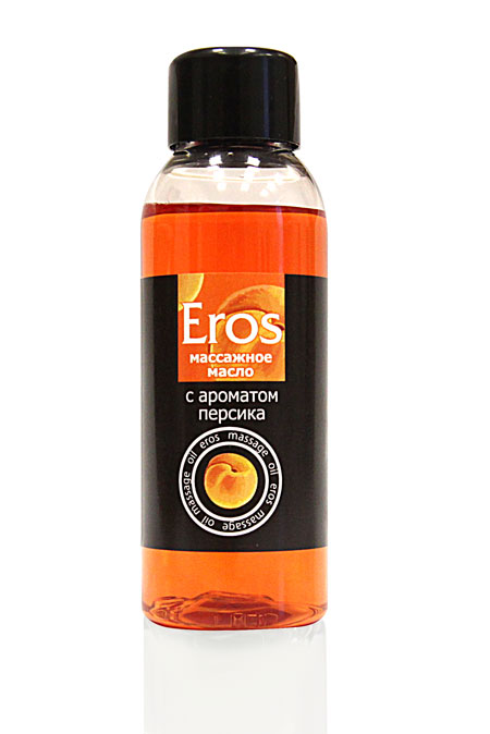 Массажное масло Eros exotic с ароматом персика - 50 мл. - Биоритм - купить с доставкой в Армавире