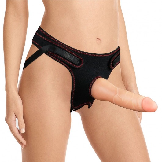 Женский страпон Easy Strapon Set 7.5 - 19 см. - Lovetoy - купить с доставкой в Армавире