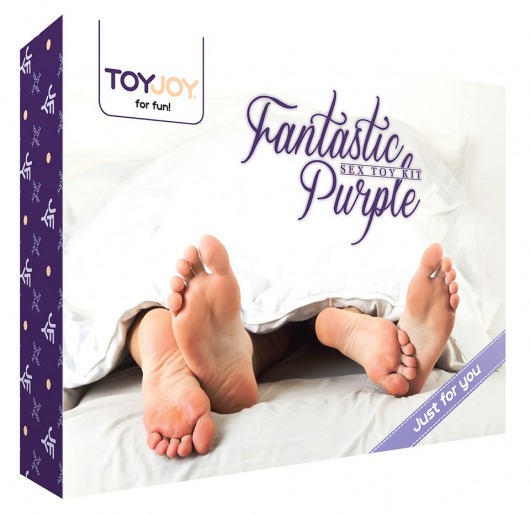 Эротический набор FANTASTIC PURPLE SEX TOY KIT - Toy Joy - купить с доставкой в Армавире
