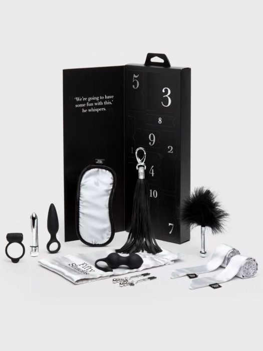 Эротический набор Pleasure Overload 10 Days of Play Gift Set - Fifty Shades of Grey - купить с доставкой в Армавире