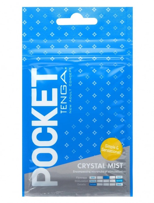 Карманный мастурбатор Crystal Mist - Tenga - в Армавире купить с доставкой