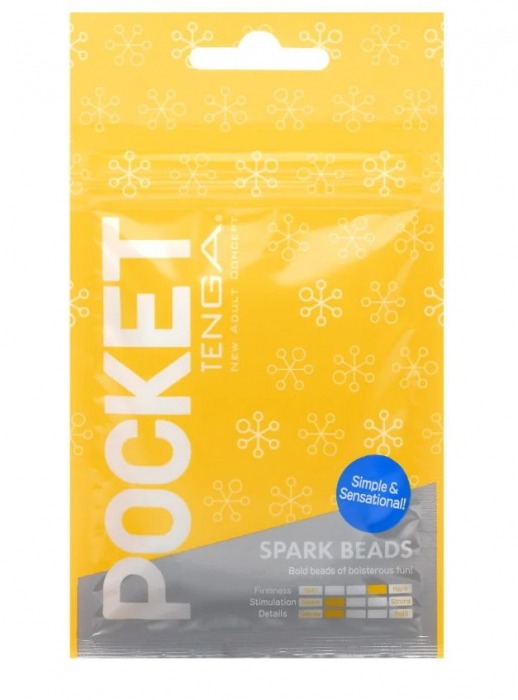 Карманный мастурбатор Spark Beads - Tenga - в Армавире купить с доставкой