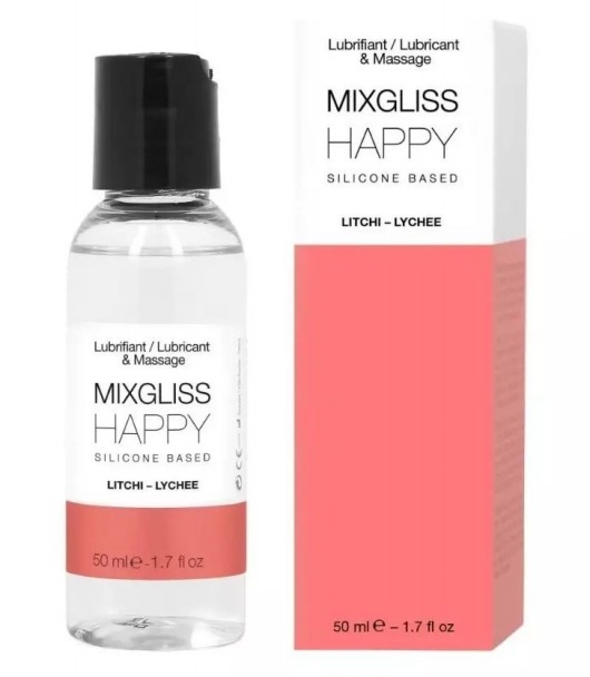 Смазка на силиконовой основе Mixgliss Happy - 50 мл. - Mixgliss - купить с доставкой в Армавире