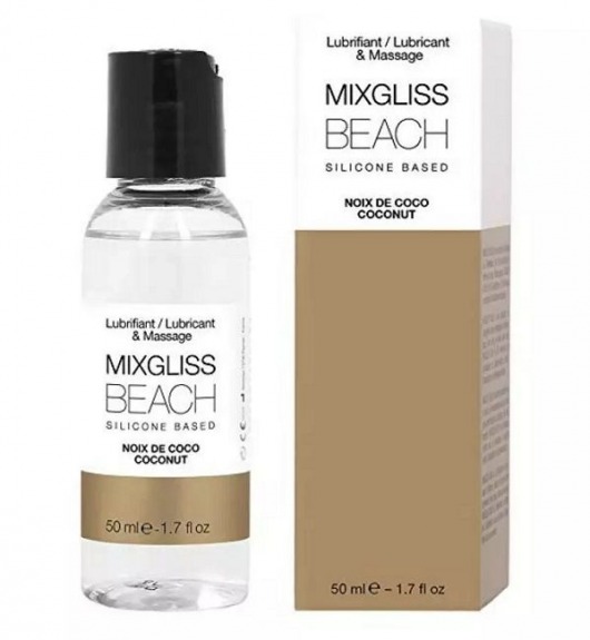 Смазка на силиконовой основе Mixgliss Beach - 50 мл. - Mixgliss - купить с доставкой в Армавире