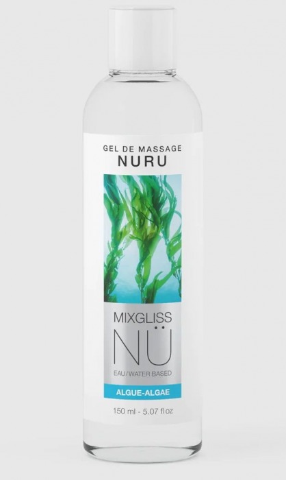 Массажный гель на водной основе Mixgliss NU Algae - 150 мл. - Strap-on-me - купить с доставкой в Армавире