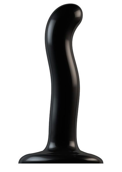 Черный фаллоимитатор-насадка Strap-On-Me P G spot Dildo size S - 16,4 см. - Strap-on-me - купить с доставкой в Армавире
