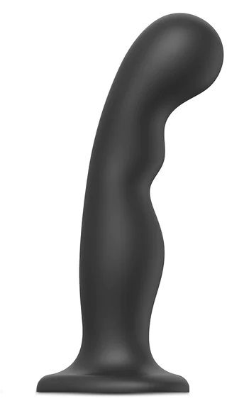 Черная насадка Strap-On-Me Dildo Plug P G size XXL - Strap-on-me - купить с доставкой в Армавире