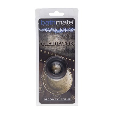 Чёрное эрекционное кольцо Gladiator - Bathmate - в Армавире купить с доставкой