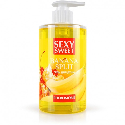 Гель для душа Sexy Sweet Banana Split с ароматом банана и феромонами - 430 мл. -  - Магазин феромонов в Армавире