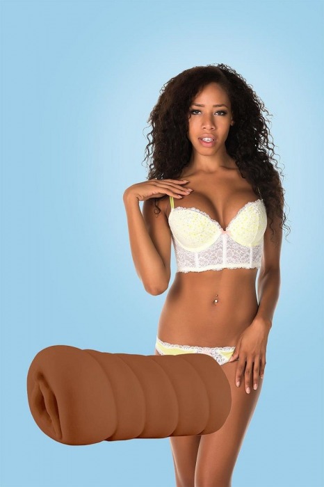 Коричневый мастурбатор-вагина BRIANNA - Dream Toys - в Армавире купить с доставкой