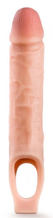 Телесная насадка на пенис 10 Inch Cock Sheath Extender - 25 см. - Blush Novelties - в Армавире купить с доставкой