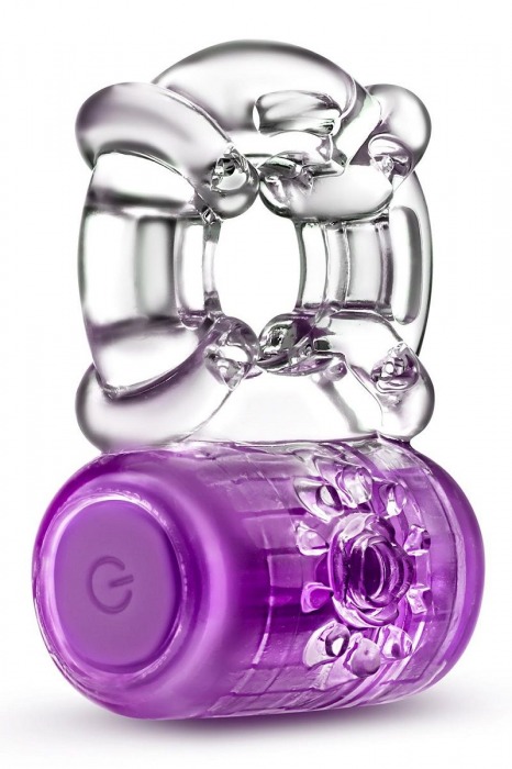 Фиолетовое эрекционное виброкольцо One Night Stand Vibrating C-Ring - Blush Novelties - в Армавире купить с доставкой