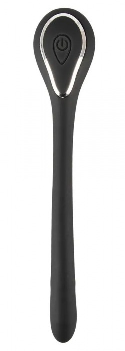 Черный гибкий уретральный стимулятор с вибрацией Vibrating Bendable Dilator - 13,5 см. - Orion - купить с доставкой в Армавире