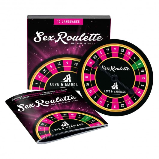 Настольная игра-рулетка Sex Roulette Love   Marriage - Tease&Please - купить с доставкой в Армавире