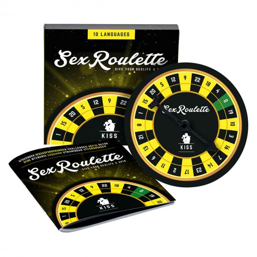 Настольная игра-рулетка Sex Roulette Kiss - Tease&Please - купить с доставкой в Армавире