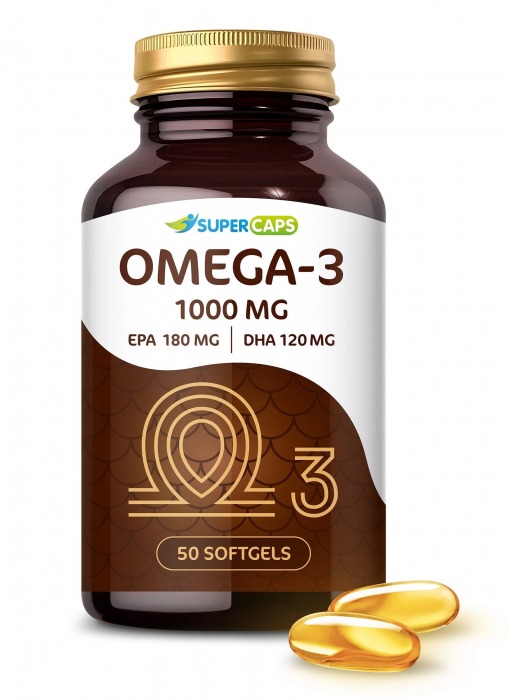 Пищевая добавка SuperCaps OMEGA-3 - 50 капсул (1000 мг) - SuperCaps - купить с доставкой в Армавире