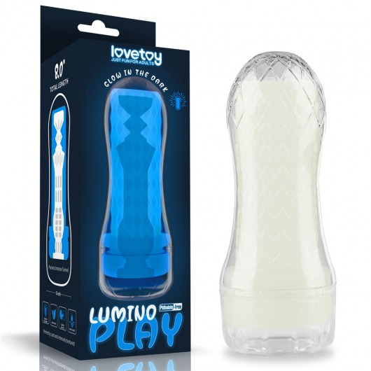 Светящийся в темноте мастурбатор Lumino Play Masturbator Pocketed - Lovetoy - в Армавире купить с доставкой