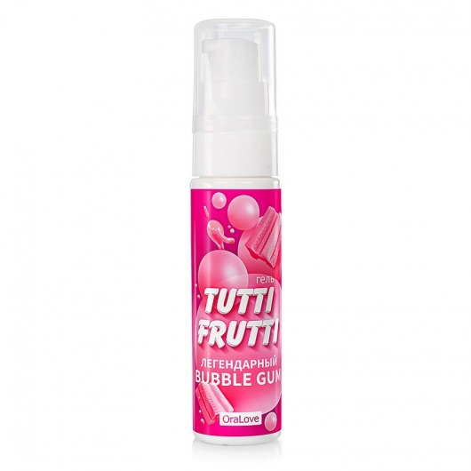 Интимный гель на водной основе Tutti-Frutti Bubble Gum - 30 гр. - Биоритм - купить с доставкой в Армавире