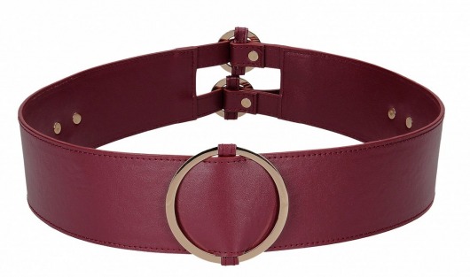 Бордовый ремень Halo Waist Belt - размер L-XL - Shots Media BV - купить с доставкой в Армавире