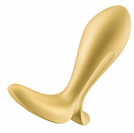 Золотистый анальный вибростимулятор Intensity Plug - Satisfyer - в Армавире купить с доставкой