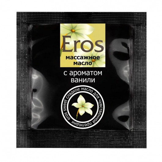 Саше массажного масла Eros sweet c ароматом ванили - 4 гр. - Биоритм - купить с доставкой в Армавире