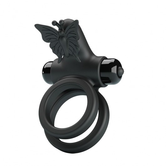 Черное эрекционное виброкольцо Passionate Ring IX - Baile - в Армавире купить с доставкой