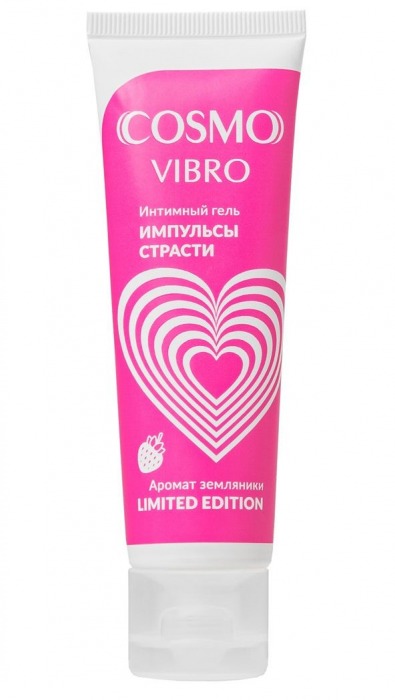 Возбуждающий гель на водно-силиконовой основе Cosmo Vibro с ароматом земляники - 50 гр. - Биоритм - купить с доставкой в Армавире
