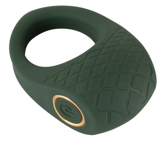 Зеленое эрекционное виброкольцо Luxurious Vibro Cock Ring - Orion - в Армавире купить с доставкой