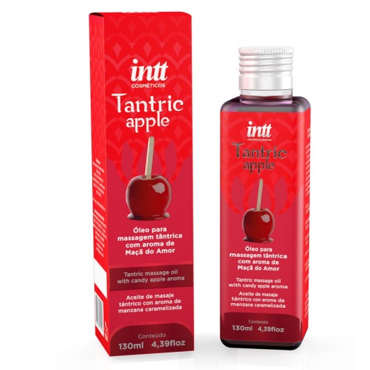 Массажное масло Tantric Apple с ароматом яблока - 130 мл. - INTT - купить с доставкой в Армавире