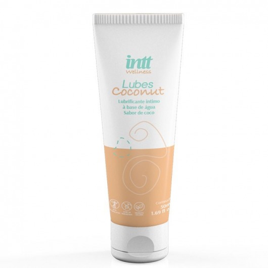 Лубрикант на водной основе Lubes Coconut с ароматом кокоса - 50 гр. - INTT - купить с доставкой в Армавире