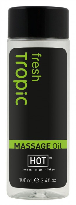 Массажное масло для тела Tropic Fresh - 100 мл. - HOT - купить с доставкой в Армавире