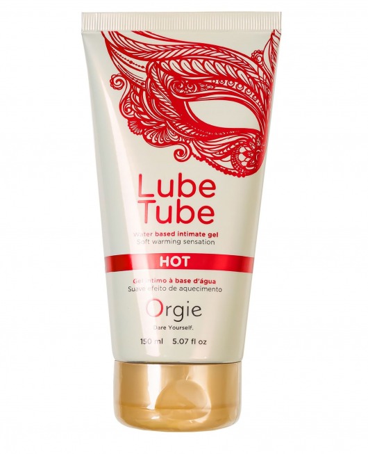 Интимный гель на водной основе Lube Tube Hot с разогревающим эффектом - 150 мл. - ORGIE - купить с доставкой в Армавире