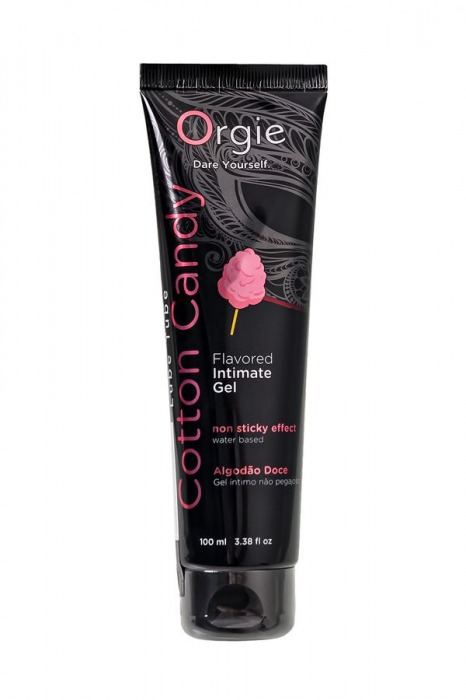 Интимный гель на водной осное Lube Tube Cotton Candy со вкусом сахарной ваты - 100 мл. - ORGIE - купить с доставкой в Армавире