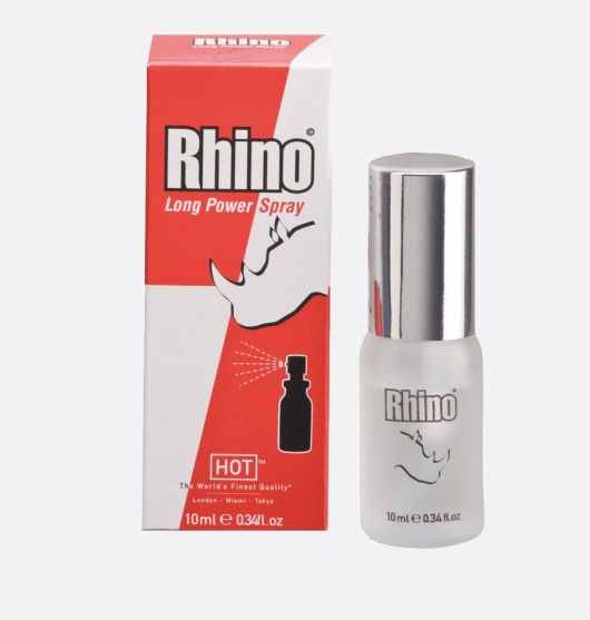 Пролонгирующий спрей для мужчин Rhino - 10 мл. - HOT - купить с доставкой в Армавире