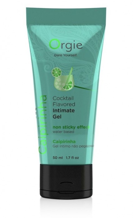 Съедобный интимный гель Orgie Lube Tube Cocktail Caipirinha - 50 мл. - ORGIE - купить с доставкой в Армавире