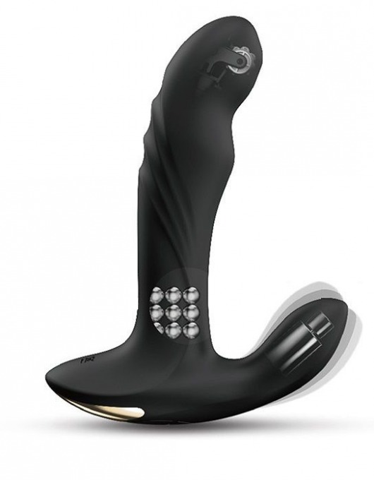 Черный вибромассажер простаты Multi P-Joy с 3 моторами - Dorcel - в Армавире купить с доставкой