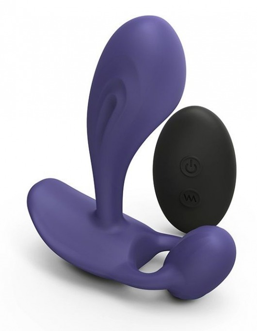 Темно-синий вибромассажер Witty P G Vibrator with Remote Control - Love to Love - в Армавире купить с доставкой