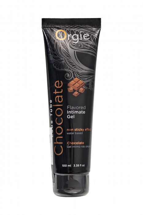 Интимный гель на водной основе Lube Tube Chocolate с шоколадным вкусом - 100 мл. - ORGIE - купить с доставкой в Армавире