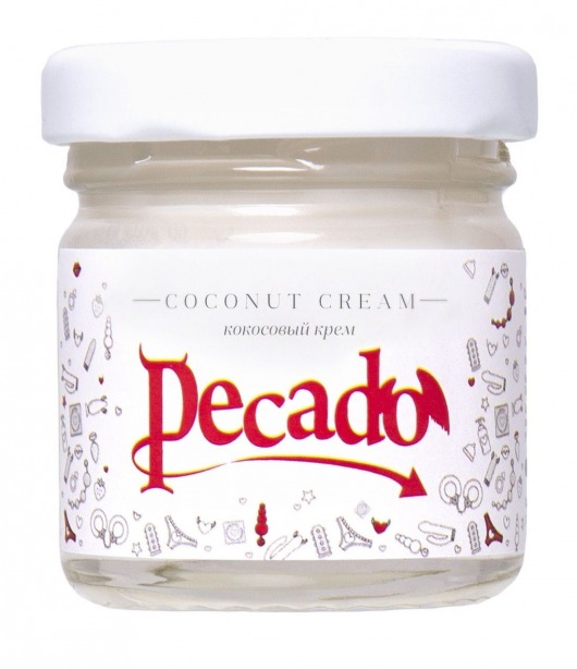 Массажная свеча Сoconut Cream - 35 мл. - Pecado - купить с доставкой в Армавире