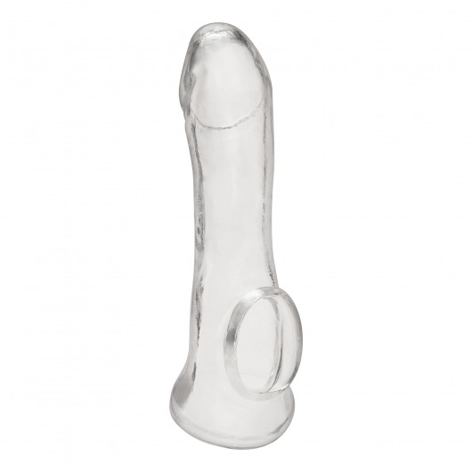 Прозрачная насадка на пенис Transparent Penis Enhancing Sleeve Extension - 15,9 см. - BlueLine - в Армавире купить с доставкой