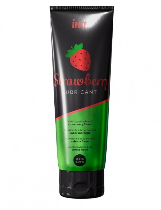 Смазка на водной основе с ароматом клубники Strawberry Lubricant - 100 мл. - INTT - купить с доставкой в Армавире
