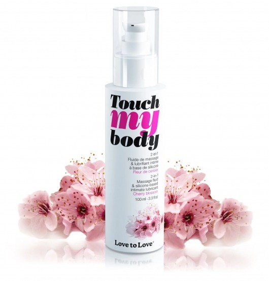 Силиконовый лубрикант 2-в-1 Touch My Body с ароматом вишнёвого цвета - 100 мл. - Love to Love - купить с доставкой в Армавире