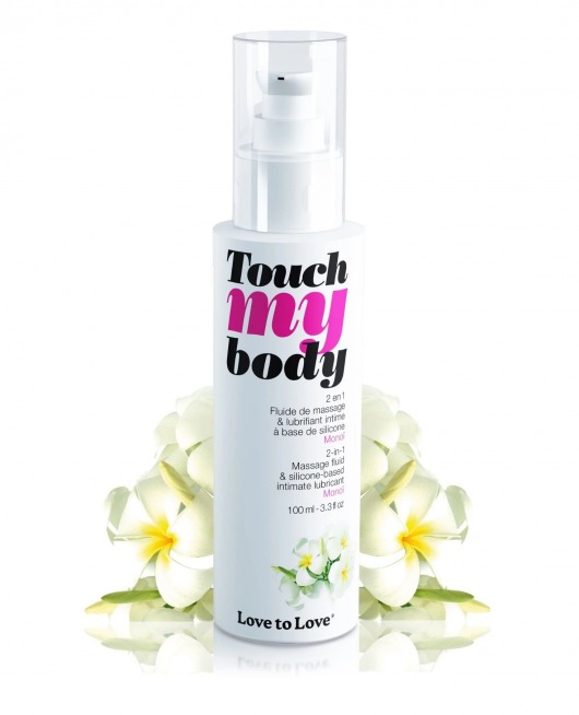 Силиконовый лубрикант 2-в-1 Touch My Body с ароматом моной - 100 мл. - Love to Love - купить с доставкой в Армавире