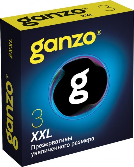 Презервативы увеличенного размера Ganzo XXL - 3 шт. - Ganzo - купить с доставкой в Армавире