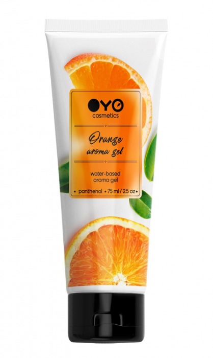 Лубрикант на водной основе OYO Aroma Gel Orange с ароматом апельсина - 75 мл. - OYO - купить с доставкой в Армавире