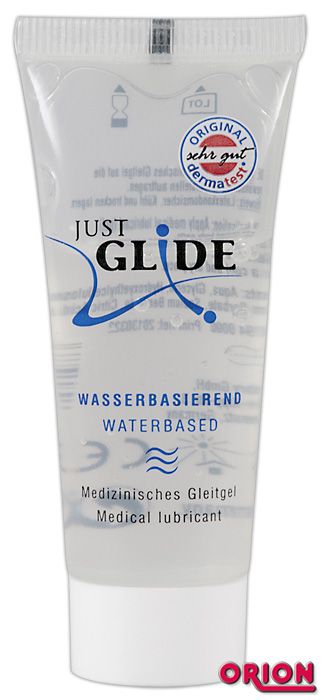 Вагинальная смазка на водной основе JUSTGLIDE - 20 мл. - Orion - купить с доставкой в Армавире