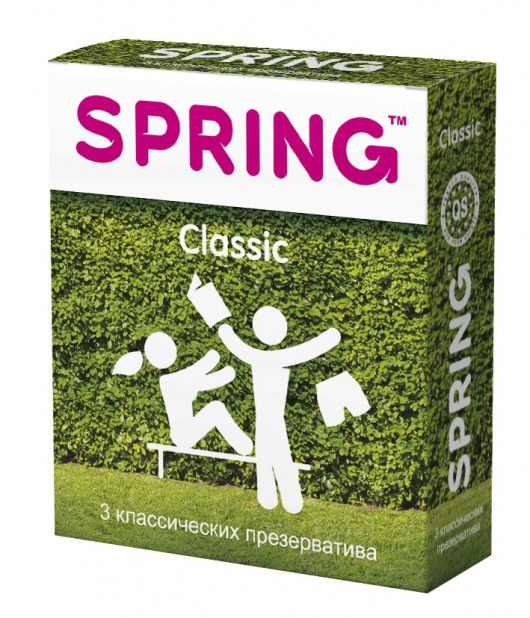 Классические презервативы SPRING CLASSIC - 3 шт. - SPRING - купить с доставкой в Армавире